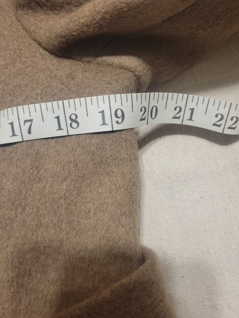 Oat Trench Style Wool Coat NWOT Quiet Luxury Chic - Picture 10 of 14